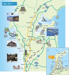 志賀町周辺マップ
